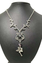 Branch Fairy Drop Pendant Necklaces