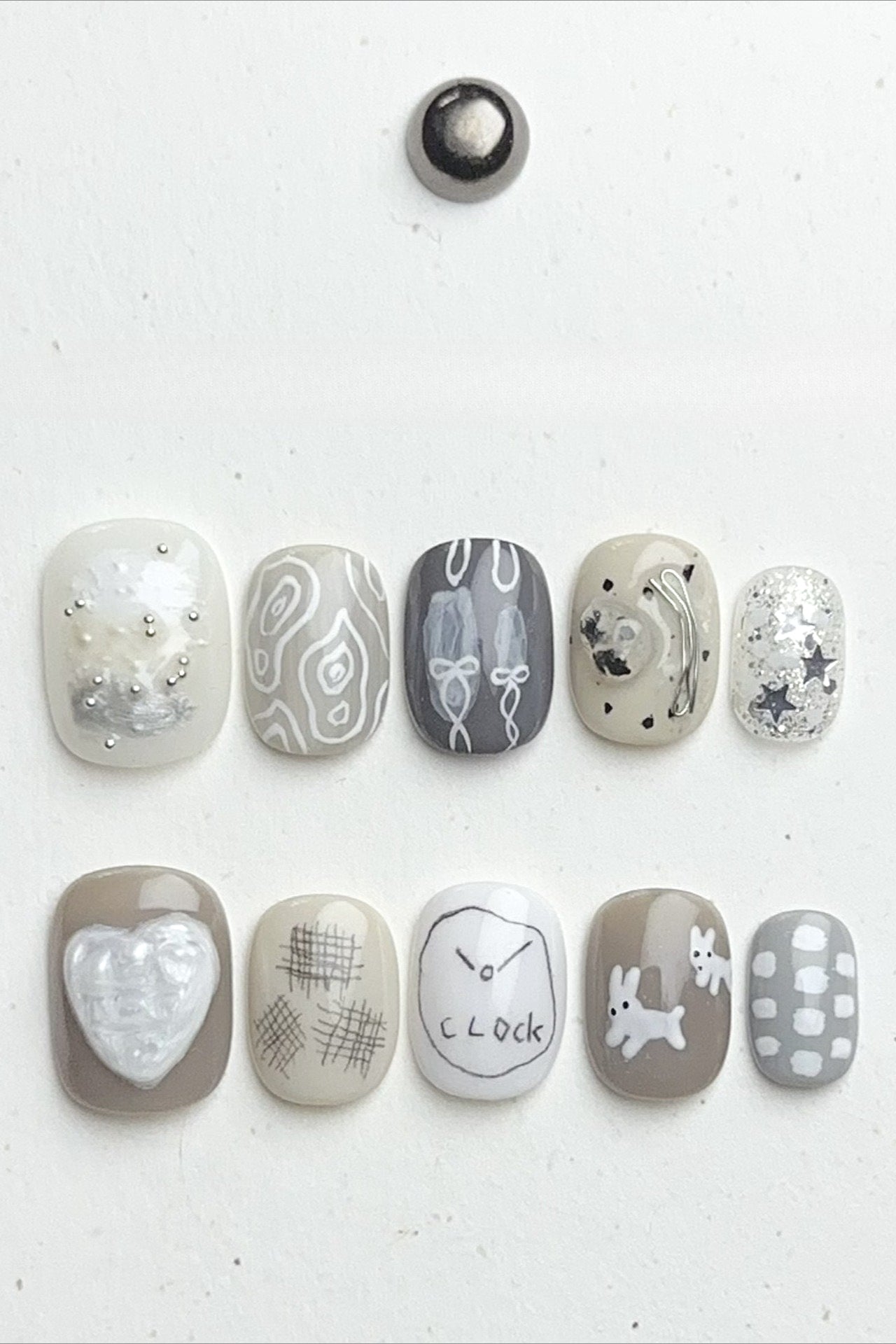 Y2K Dreamy Retro Press On Nails