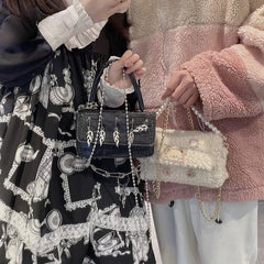 Harajuku Gothic Punk Spice Cross Spider Rabbit Dark Messenger Bag Halloween