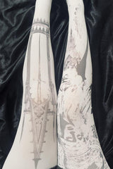 Y2K Kawaii Printed Thigh High Socks