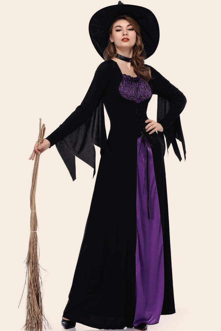 Purple Witch Dress Halloween Costume Main image