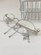 Y2K Rhinestone Chain Glasses
