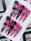 Punk Rhinestone Press On Nails