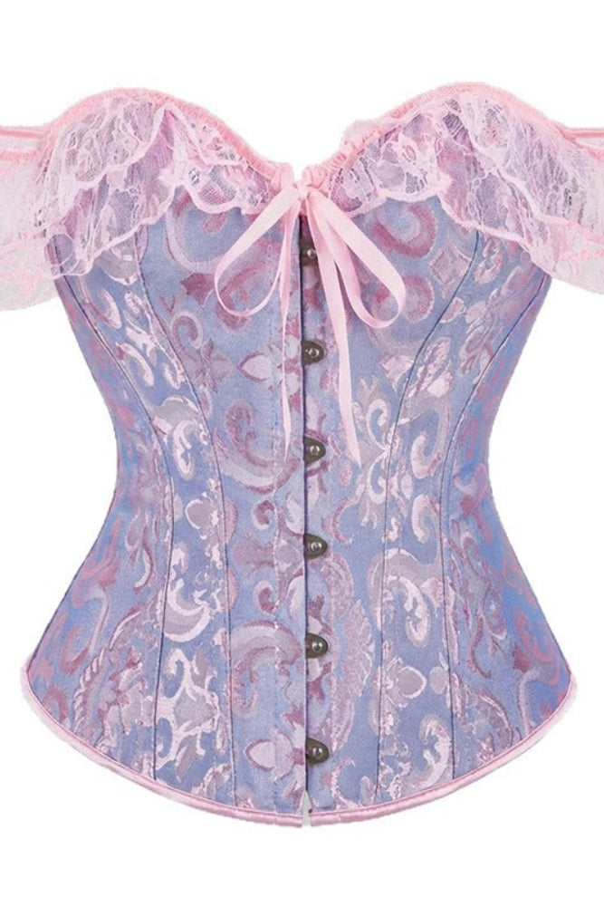 Vintage Lace Strapless Boned Corset Secondary image