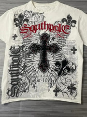 Punk Angel Print Short Sleeve T-shir