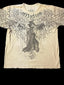 2000s Skull Print Oversized Gothic T-shirt