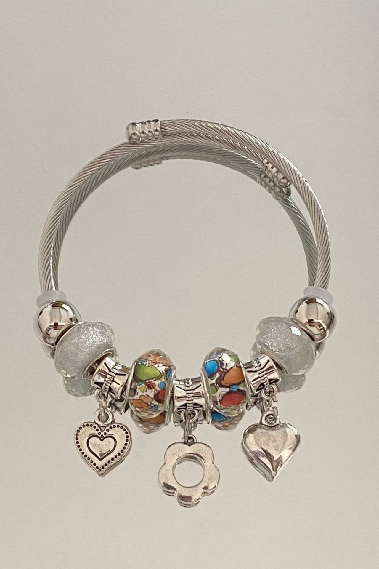 Y2K Retro Beaded Rhinestone Bracelet