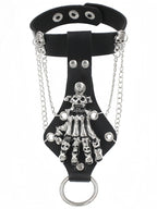 Punk Gothic Skull Claw Bracelet