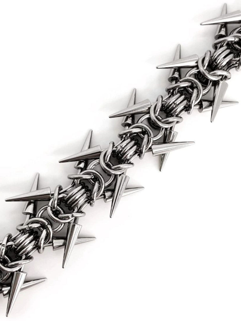 Dark Punk Rivet Spike Bracelet