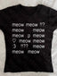 Subculture Letter Print Fitted T-shirt