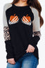 Halloween 3D Print Color Block Hoodie