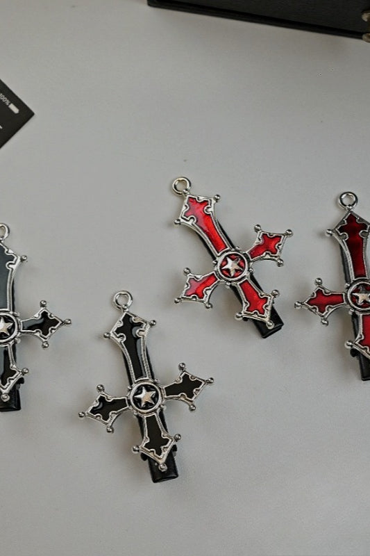 Dark Punk Outline Cross Hair Accs
