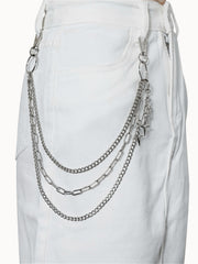 Street Four Pointed Star Waist Chain