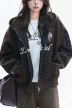 GothicPunkEmbroidered Graphic Hoodie Cardigan