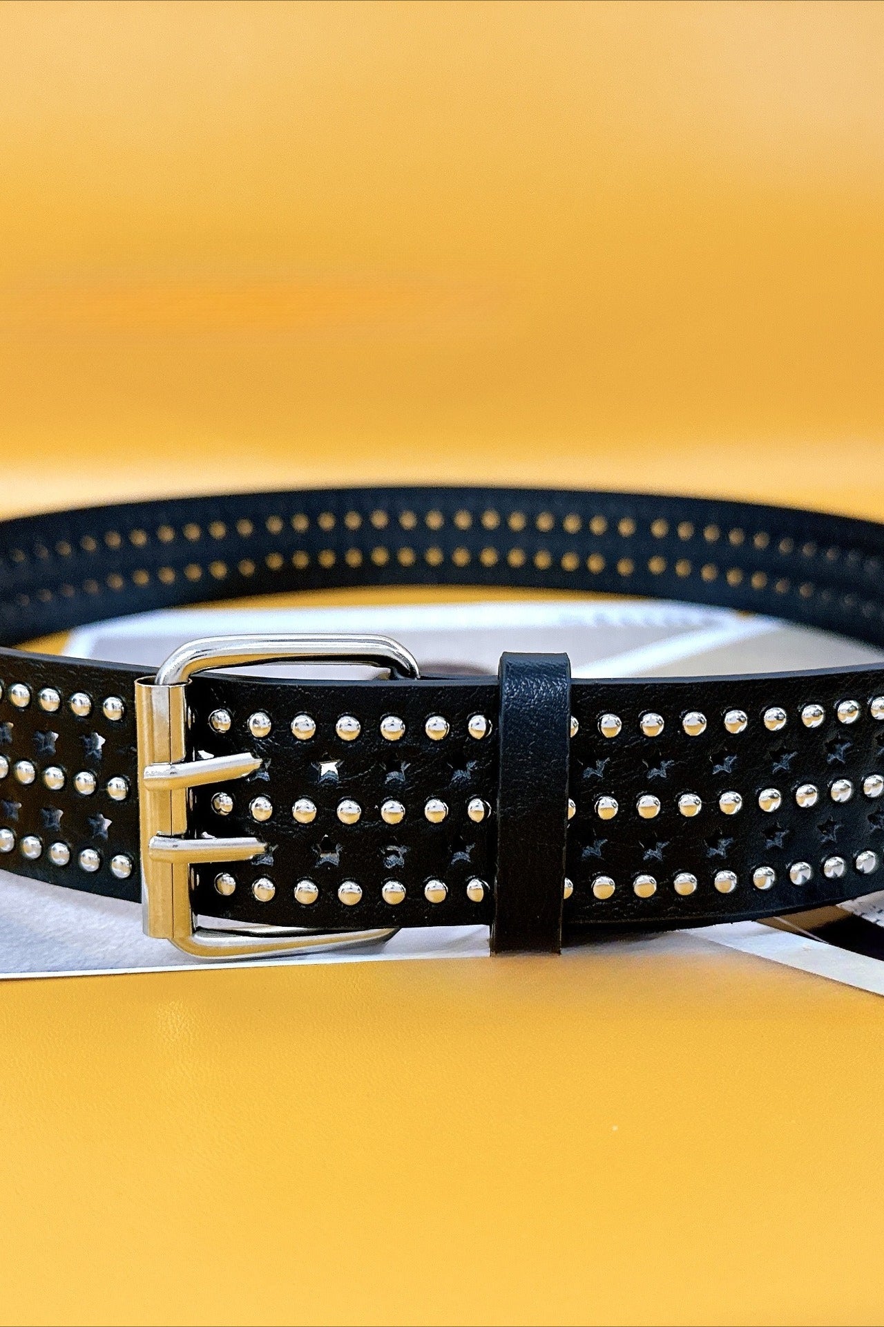 Punk Hip Hop Star Studded Belt Main image