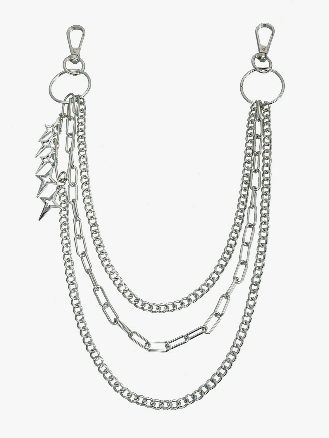 Street Four Pointed Star Waist Chain