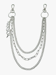 Street Four Pointed Star Waist Chain