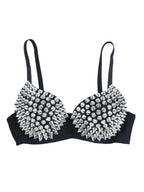 Dark Punk Rivet Embellished Corset