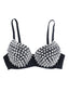 Dark Punk Rivet Embellished Corset