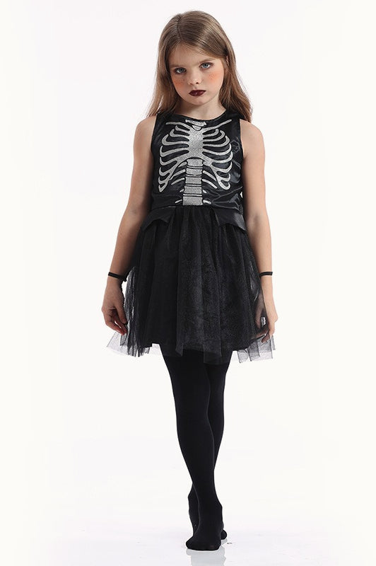 Skeleton Print Kid Halloween Costume Secondary image