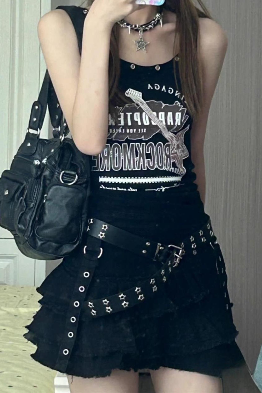 Vintage Punk Print Cami Secondary image