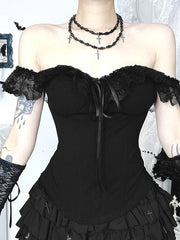 Dark Gothic Tube Corset