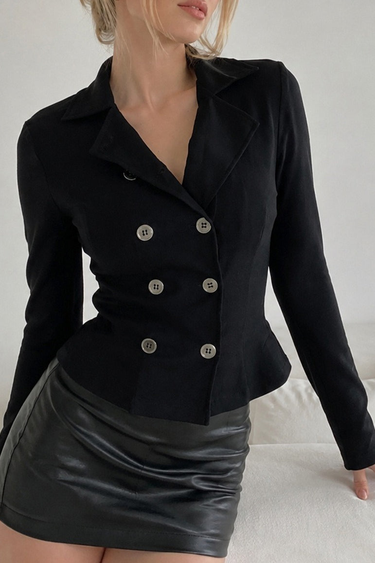 Double Breasted Fitted Jackets