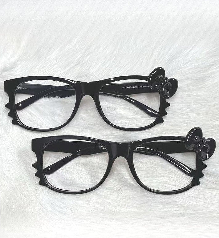 Y2K Leopard Cat Decor Glasses Main image