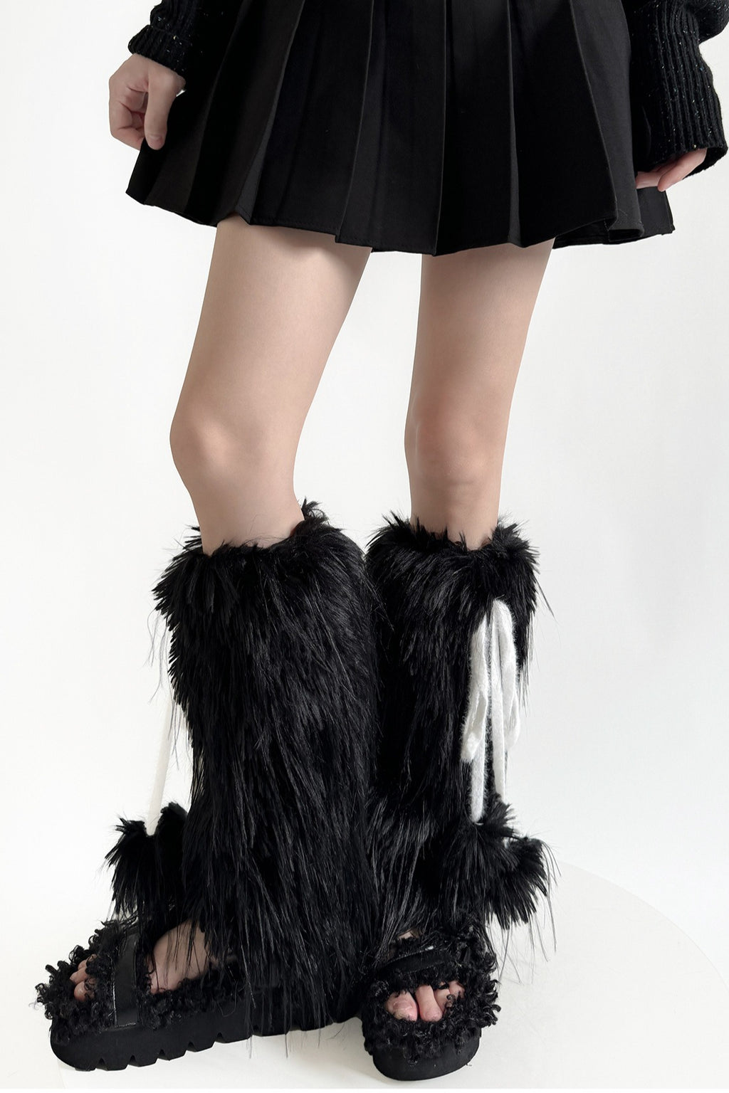 Fluffy Tassel Leg Warmer Socks