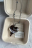 Vintage Heart Wooden Pendant Chain Necklace