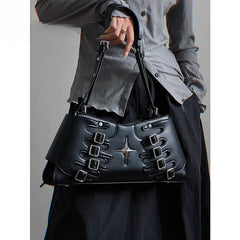 Y2K Spicy Girls Harajuku Gothic High Street Red Punk Crossbody Shoulder Bag Halloween