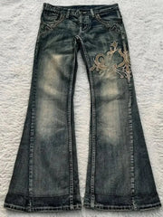 Y2K Style Vintage Denim Pants