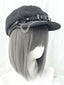 Y2K Metallic Cool Denim Beret Hat