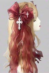 Gothic Lolita Long Tail Bow Hair Accs