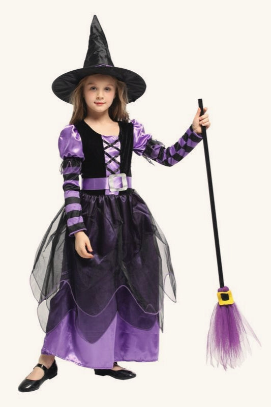 Elf Witch Kid Halloween Costume Main image