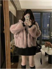 Double Faced Quilted Parka Coat