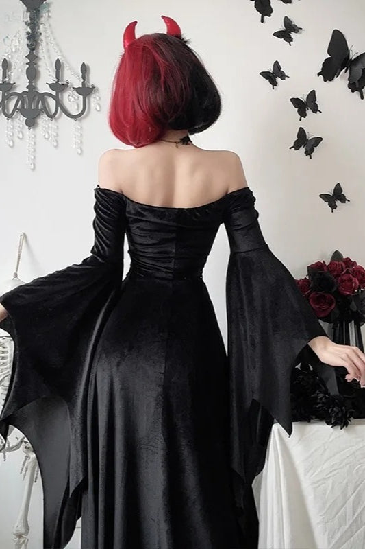 Gothic Vampire Bride Halloween Cosplay Dress Secondary image