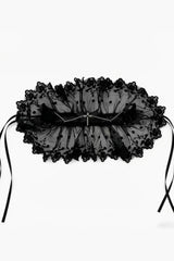 Vintage Gothic Dark Lace Angel Hair Accs
