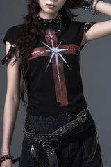 Street Style Cross T-Shirt