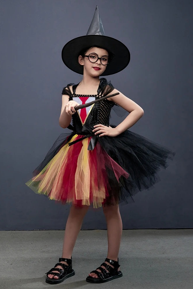 Hermione Tutu Dress Kid Halloween Main image