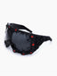 Split Embellished Dark Style Glasses