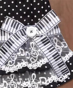 Polka Dot Note Lace Skirt