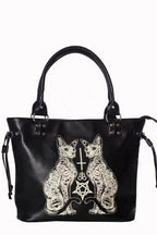 Twin Cat Graphic Tote Bags