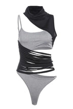 Sexy Lingerie Style Asymmetrical Mesh Top