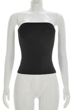 Fitted Bandeau Top with Chiffon Shawl