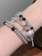 Multi Layer Key Pearl Bracelet