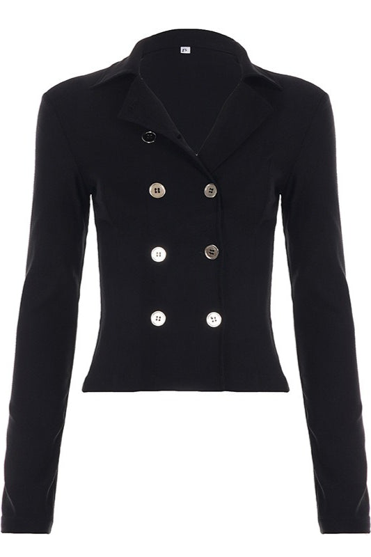 Double Breasted Fitted Jackets