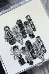Dark Punk Gothic Rivet Press On Nails