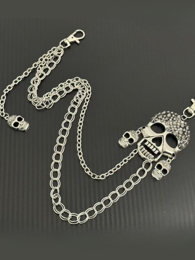 Dark Gothic Cross Metal Waist Chain Secondary image