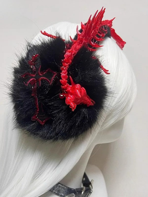 Harajuku Y2K Plush Foldable Earmuff Secondary image